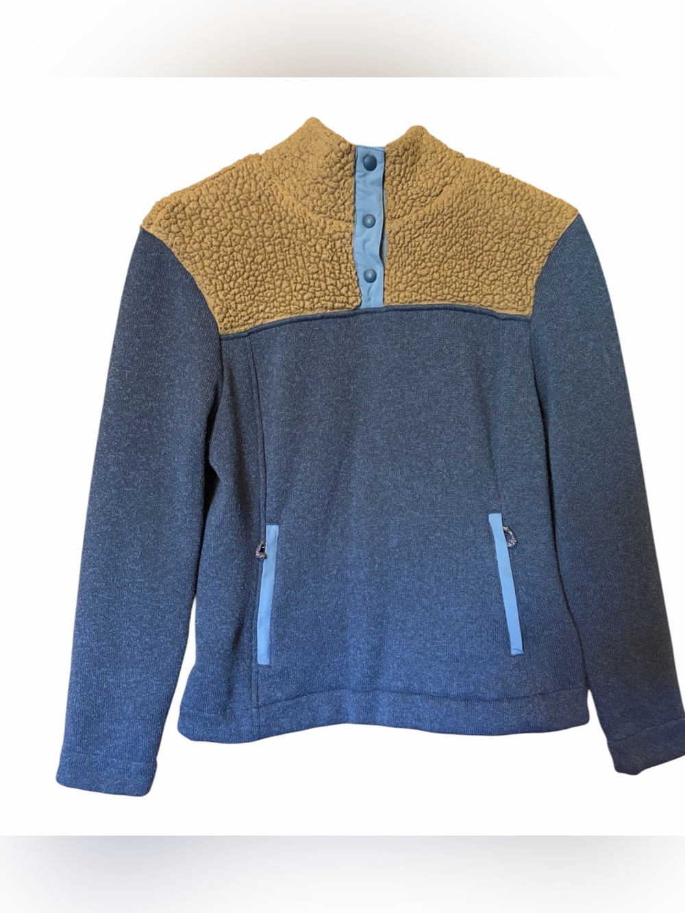 Title Nine Navy Tan Pull Over